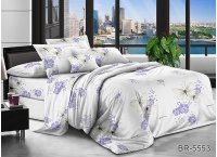Постельное белье поликоттон TAG - BR5553, полуторный