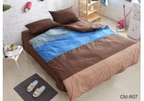 Постельное белье ранфорс Color mix TAG - Color mix CM-R07, двуспальный