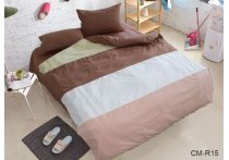 Постельное белье ранфорс Color mix TAG - Color mix CM-R15, двуспальный