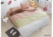 Постельное белье ранфорс Color mix TAG - Color mix CM-R18, двуспальный