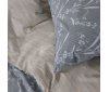 Постельное белье Isleep - 25408, евро комплект